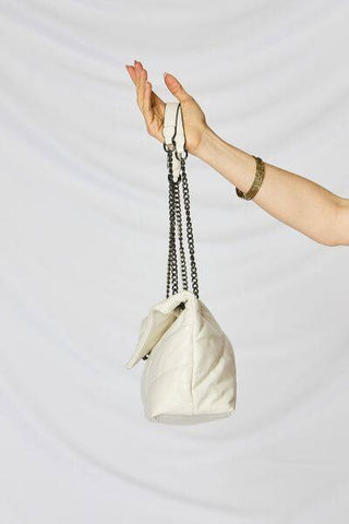 SHOMICO PU Leather Chain Handbag - 1985 the VAULT Boutique