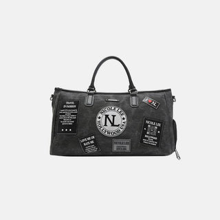 Nicole Lee USA Denim Patch Duffel - 1985 the VAULT Boutique