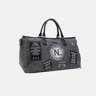 Nicole Lee USA Denim Patch Duffel - 1985 the VAULT Boutique