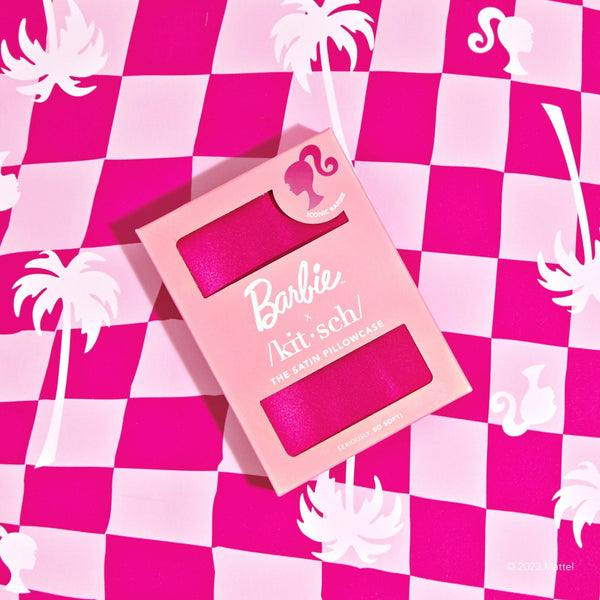 Barbie x kitsch Satin Pillowcase - Iconic Barbie - Happily Ever Atchison Shop Co.