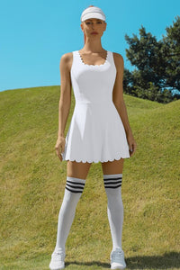 Women Workout Golf Tennis Dress with Shorts Pocket - 1985 the VAULT Boutique