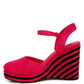 Manifest Dual Tone Wedge Sandals - 1985 the VAULT Boutique