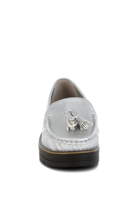 Larana Metallic Tassel Detail Loafers - 1985 the VAULT Boutique