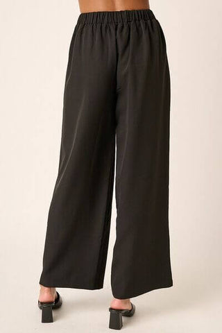 Mittoshop Inverted Pleat Detail Wide Leg Pants - 1985 the VAULT Boutique