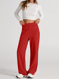 High Waist Wide Leg Pants - 1985 the VAULT Boutique