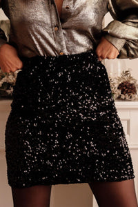 Sequin Mini Skirt - 1985 the VAULT Boutique