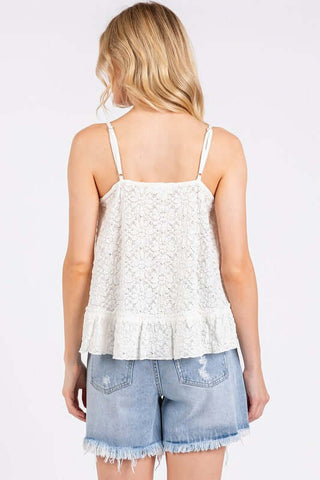 Mittoshop Textured V-Neck Cami - 1985 the VAULT Boutique