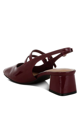 Cananga Block Heel Slingback Sandals - 1985 the VAULT Boutique