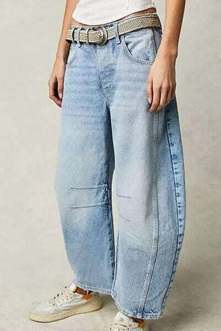 Wide Leg Jeans with Pockets - 1985 the VAULT Boutique