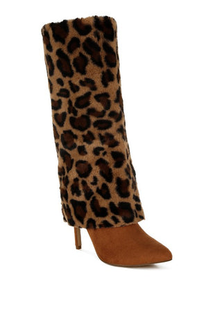 Everglade Fold-Over Calf-High Boots - 1985 the VAULT Boutique