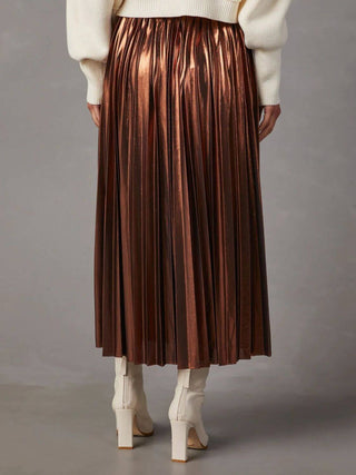 Pleated Midi Skirt - 1985 the VAULT Boutique