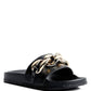 ISHTAR METALLIC CHAIN METAL SLID FLATS - 1985 the VAULT Boutique