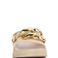 ISHTAR METALLIC CHAIN METAL SLID FLATS - 1985 the VAULT Boutique