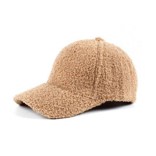 Boucle Sherpa Teddy Bear Knit Ball Cap - 1985 the VAULT Boutique