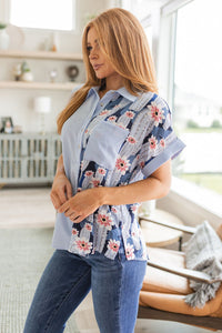 Best Of Both Worlds Button Down Top - Happily Ever Atchison Shop Co.