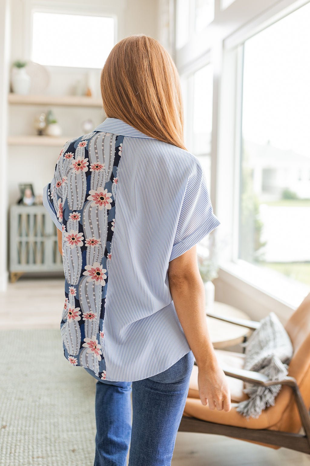 Best Of Both Worlds Button Down Top - Happily Ever Atchison Shop Co.