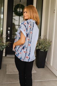 Best Of Both Worlds Button Down Top - Happily Ever Atchison Shop Co.