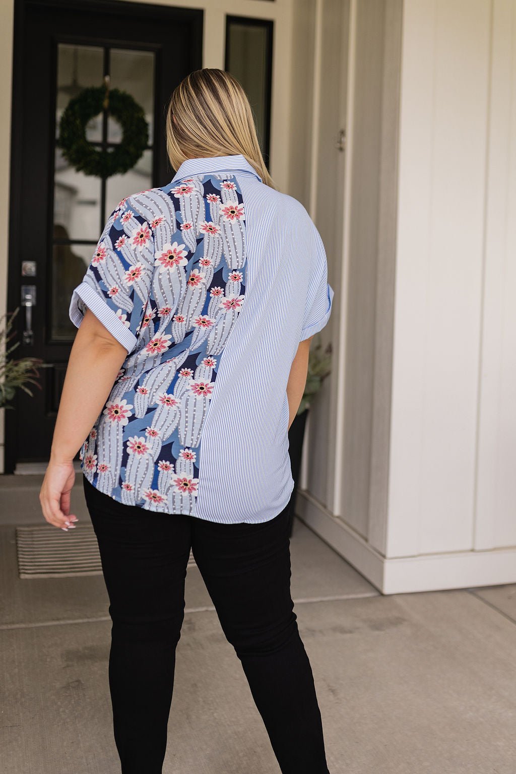 Best Of Both Worlds Button Down Top - Happily Ever Atchison Shop Co.