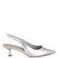 Pentas Kitten Heel Slingback Sandals - 1985 the VAULT Boutique
