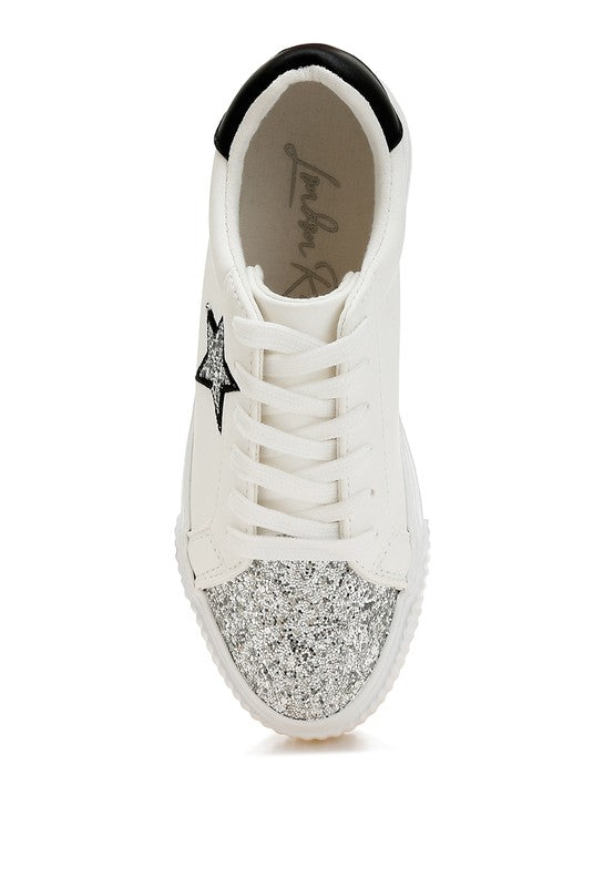 Merida Glitter Patch Chunky Sneakers - 1985 the VAULT Boutique