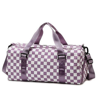 Checker Weekend Travel Luggage Tote Bag Check - 1985 the VAULT Boutique