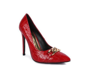 Fanfare Croc Stiletto Pump Heels - 1985 the VAULT Boutique