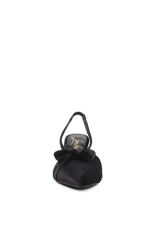 Mayfair Velvet High Heel Mule Sandals - 1985 the VAULT Boutique