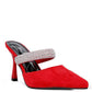 Fauci Diamante Strap Heeled Mules - 1985 the VAULT Boutique