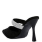 Fauci Diamante Strap Heeled Mules - 1985 the VAULT Boutique