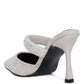 Fauci Diamante Strap Heeled Mules - 1985 the VAULT Boutique