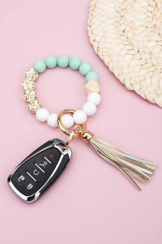 Silicone Gold Leo Key Ring Bracelet - 1985 the VAULT Boutique