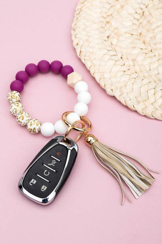 Silicone Gold Leo Key Ring Bracelet - 1985 the VAULT Boutique