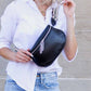 Hazel Genuine Leather Sling Bag - 1985 the VAULT Boutique
