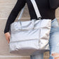 Metallic Puffer Tote - 1985 the VAULT Boutique
