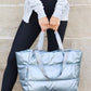 Metallic Puffer Tote - 1985 the VAULT Boutique