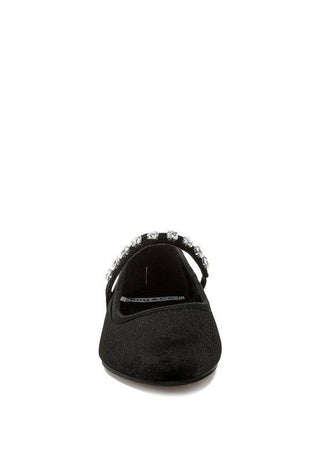 Aralia Velvet Mary Jane Ballerinas - 1985 the VAULT Boutique