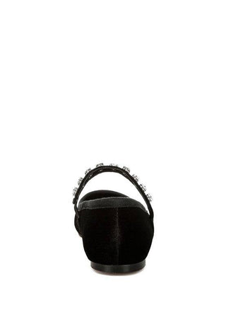 Aralia Velvet Mary Jane Ballerinas - 1985 the VAULT Boutique