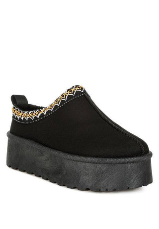 Jesters Embroidered Platform Classic Slip-On - 1985 the VAULT Boutique