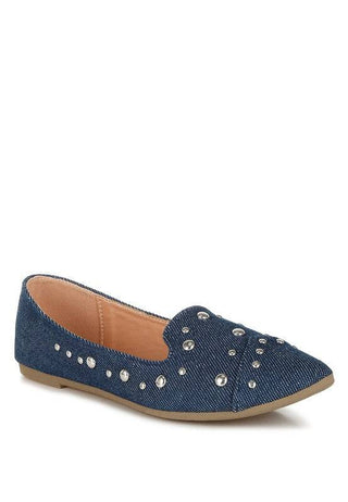 Olesia Stud Emebllished Ballet Flats - 1985 the VAULT Boutique