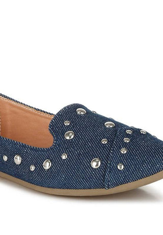 Olesia Stud Emebllished Ballet Flats - 1985 the VAULT Boutique