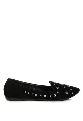 Olesia Stud Emebllished Ballet Flats - 1985 the VAULT Boutique