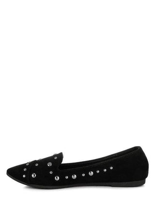 Olesia Stud Emebllished Ballet Flats - 1985 the VAULT Boutique