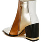 Stemon Three Tone Block Heel Boots - 1985 the VAULT Boutique