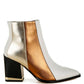 Stemon Three Tone Block Heel Boots - 1985 the VAULT Boutique