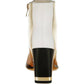 Stemon Three Tone Block Heel Boots - 1985 the VAULT Boutique