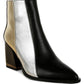 Stemon Three Tone Block Heel Boots - 1985 the VAULT Boutique