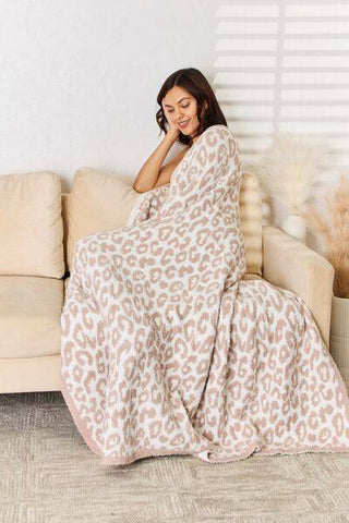 Cuddley Leopard Decorative Throw Blanket - 1985 the VAULT Boutique