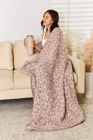 Cuddley Leopard Decorative Throw Blanket - 1985 the VAULT Boutique