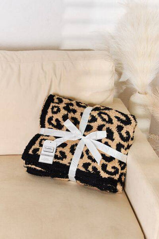 Cuddley Leopard Decorative Throw Blanket - 1985 the VAULT Boutique