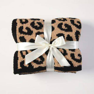 Cuddley Leopard Decorative Throw Blanket - 1985 the VAULT Boutique